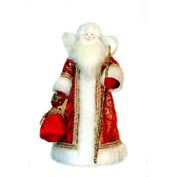 Кукла фарфоровая-Дед Мороз 2