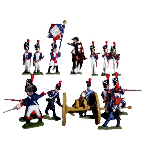 Набор оловянных солдатиков французкая армия 1812 года