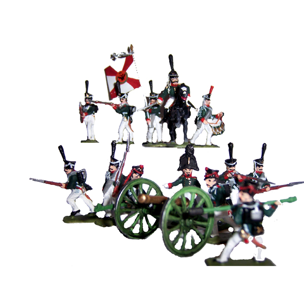 Набор оловянных солдатиков русская армия 1812года