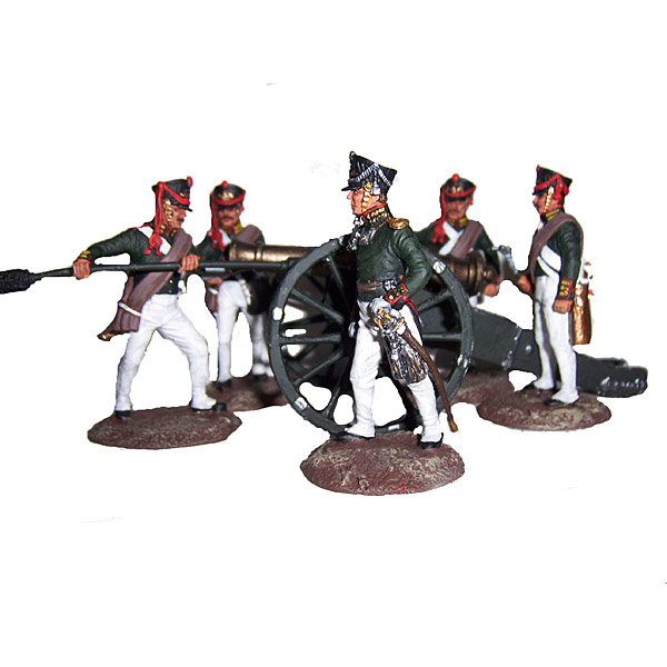 Пушечный расчет русской армии 1812 года