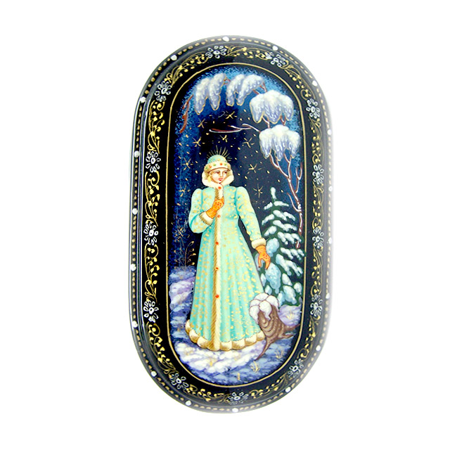 Лаковая миниатюра"Снегурочка-2"