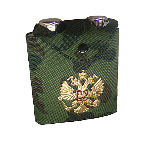 Фляжка Вооруженные Силы РФ- с двумя ёмкостями.